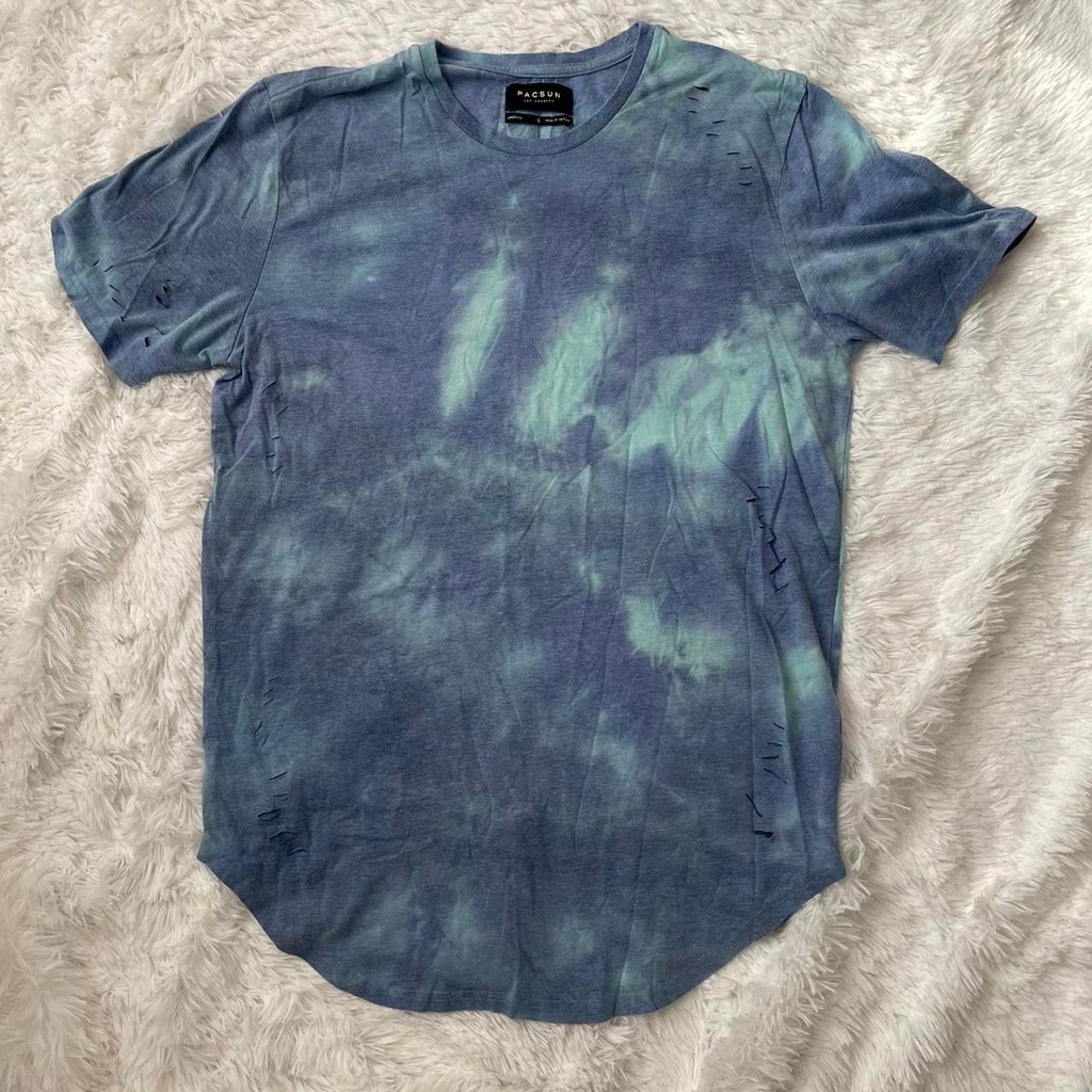 Nwot Pacsun Tie Dye Distressed T-Shirt Dress